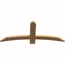 Ekena Millwork Bellingham Timber Gable Bracket, Western Red Cedar, 48"W x 20"H x 1 1/2"D x 3 1/2"F, 10/12 Pitch GBW048X20X0204BEL00SWR - alternate 4